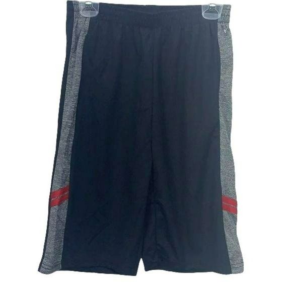 Quad Seven‎ Athletic Shorts Boys XL Black Basketball Pullon Gym XL - Picture 1 of 5